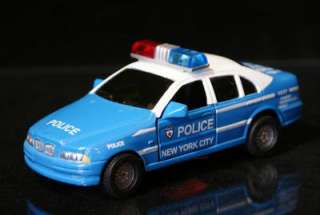 BMW New York City Police Blue Car 148 Scale Diecast  