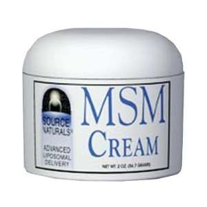  MSM Cream 4 Oz By Source Naturals