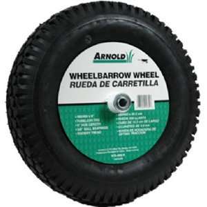   Replacement Wheelbarrow Wheel With Knobby Tread Patio, Lawn & Garden