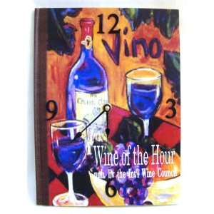  Wine of the Hour Book Clock
