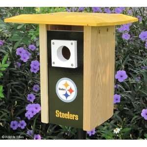Pittsburgh Steelers Wooden Bird House 