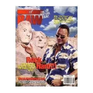 WWF RAW Wrestling Magazine September 1998 The Rock wwf 